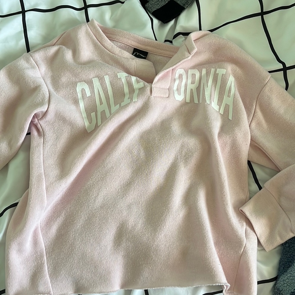 Pink California crewneck